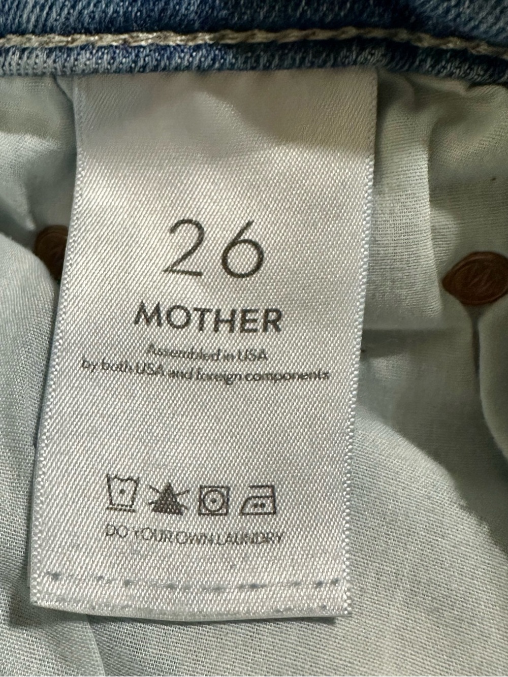 MOTHER The Pixie Tomcat Crop Jeans size 26 ankle length - Picture 8 of 12